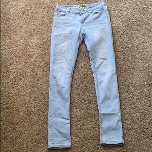 Light Wash stretch skinny jeans